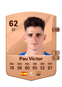 Pau Víctor Common 62 OVR