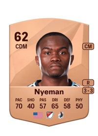Moses Nyeman Common 62 OVR