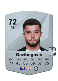 Jusuf Gazibegović Common 72 OVR