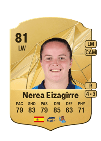 Nerea Eizagirre Rare 81 OVR