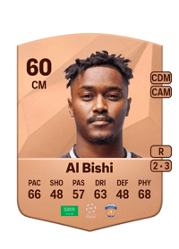 Mansour Al Bishi Common 60 OVR