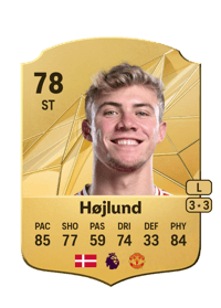 Rasmus Højlund Rare 78 OVR