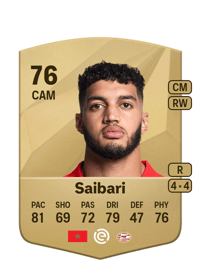 Ismael Saibari Common 76 OVR
