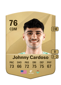 Johnny Cardoso Common 76 OVR