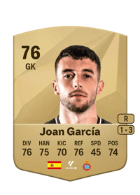 Joan García Common 76 OVR