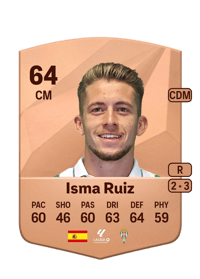 Isma Ruiz Common 64 OVR