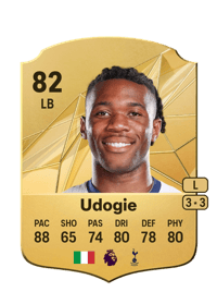 Destiny Udogie Rare 82 OVR