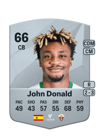 John Donald Common 66 OVR