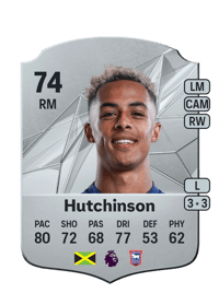 Omari Hutchinson Rare 74 OVR