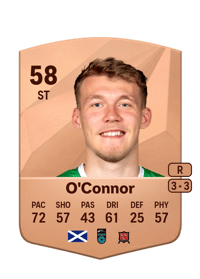 Josh O'Connor Common 58 OVR