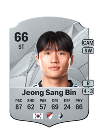 Jeong Sang Bin Rare 66 OVR