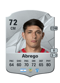 Gonzalo Abrego Rare 72 OVR