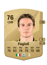 Nicolò Fagioli Common 76 OVR