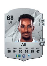 Taha Abdi Ali Rare 68 OVR