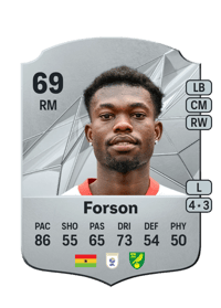 Amankwah Forson Rare 69 OVR