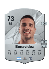 Gastón Benavídez Rare 73 OVR
