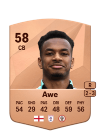 Zach Awe Common 58 OVR