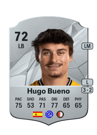 Hugo Bueno Rare 72 OVR