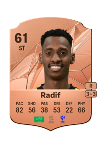 Abdullah Radif Rare 61 OVR