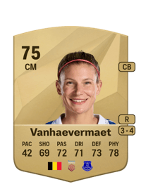 Justine Vanhaevermaet Common 75 OVR