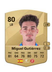 Miguel Gutiérrez Common 80 OVR