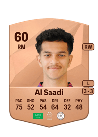 Nawaf Al Saadi Common 60 OVR