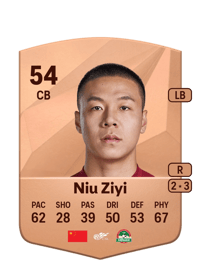 Niu Ziyi Common 54 OVR