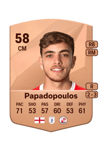 Antony Papadopoulos Common 58 OVR