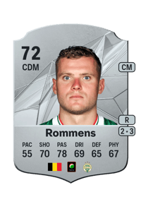 Philippe Rommens Rare 72 OVR