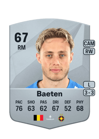 William Baeten Common 67 OVR