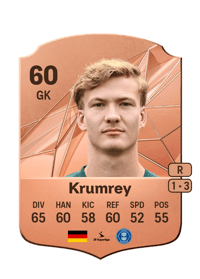 Jonas Krumrey Rare 60 OVR