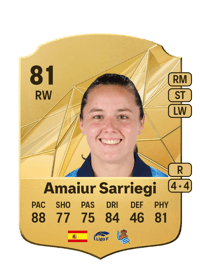 Amaiur Sarriegi Rare 81 OVR