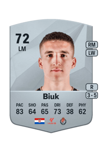 Stipe Biuk Common 72 OVR