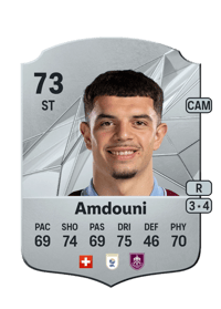 Zeki Amdouni Rare 73 OVR