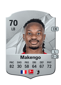 Jordy Makengo Rare 70 OVR
