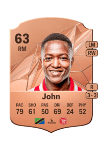 Kelvin John Rare 63 OVR
