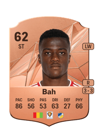 Algassime Bah Rare 62 OVR