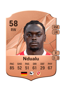 Rudolf Ndualu Rare 58 OVR