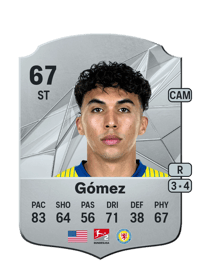 Johan Arath Gómez Rare 67 OVR