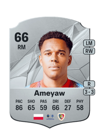 Michael Ameyaw Rare 66 OVR