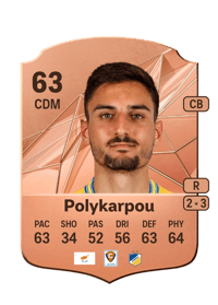 Paris Polykarpou Rare 63 OVR