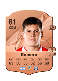 Franco Agustín Romero Rare 61 OVR