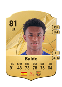 Balde Rare 81 OVR