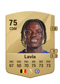 Romeo Lavia Common 75 OVR
