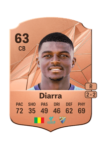 Moussa Diarra Rare 63 OVR
