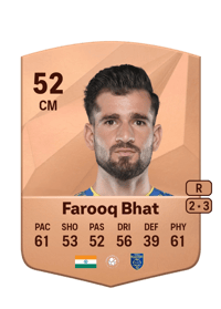 Danish Farooq Bhat Common 52 OVR