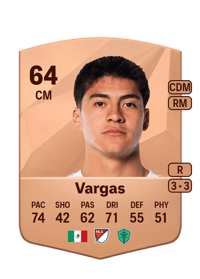 Obed Vargas Common 64 OVR