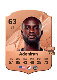 Samuel Adeniran Rare 63 OVR