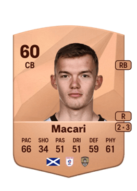 Lewis Macari Common 60 OVR