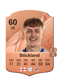 Michael Stickland Rare 60 OVR